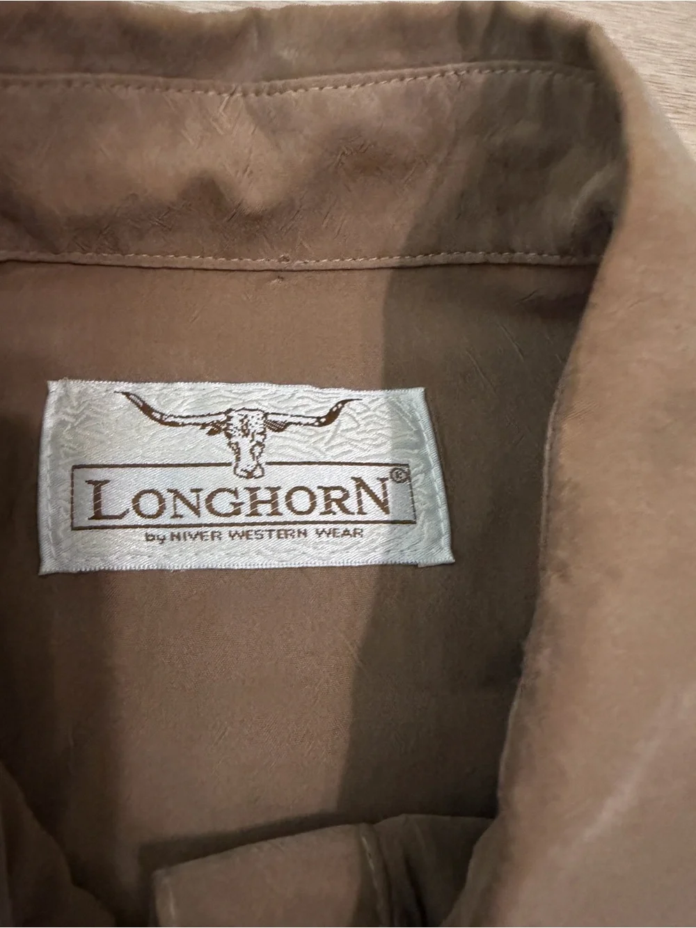 Vtg Longhorn Western Rodeo Button-up (07)